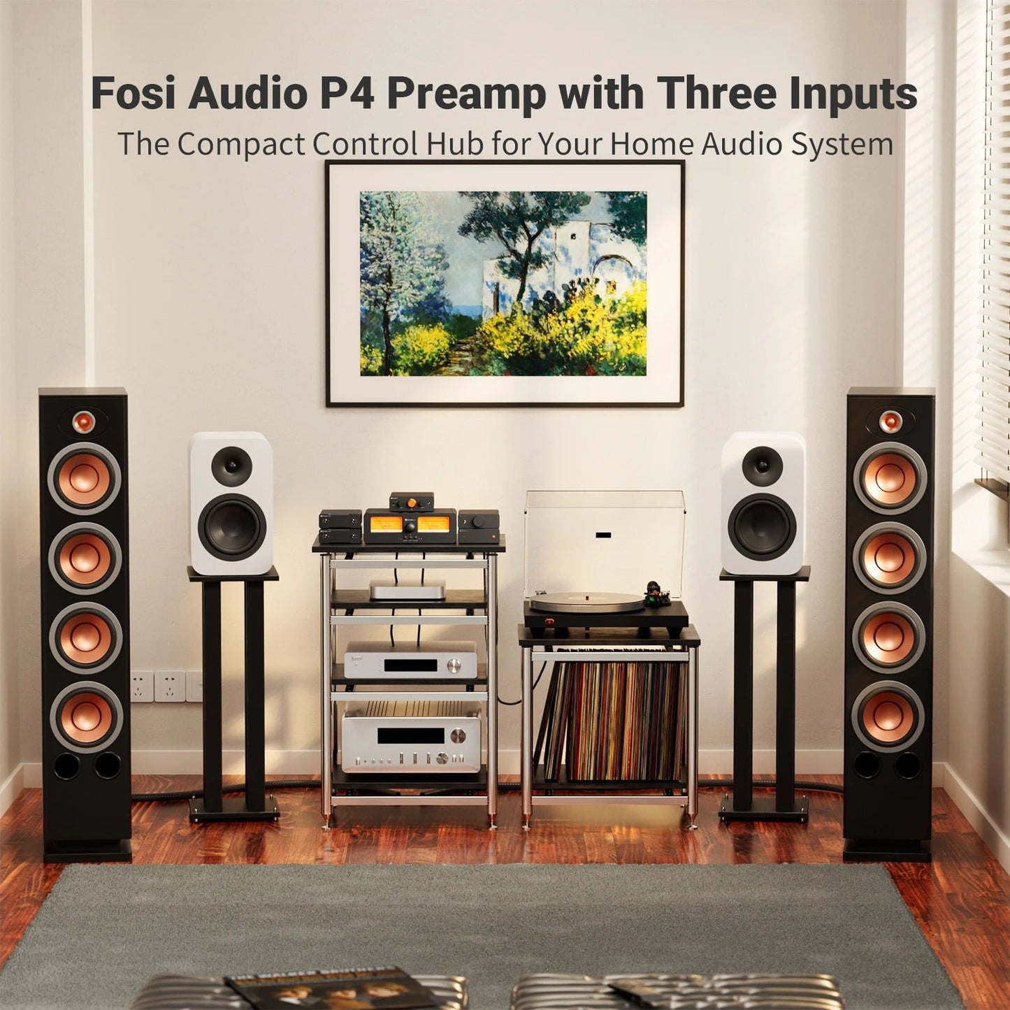 Fosi Audio P4 Mini HiFi Preamplifier