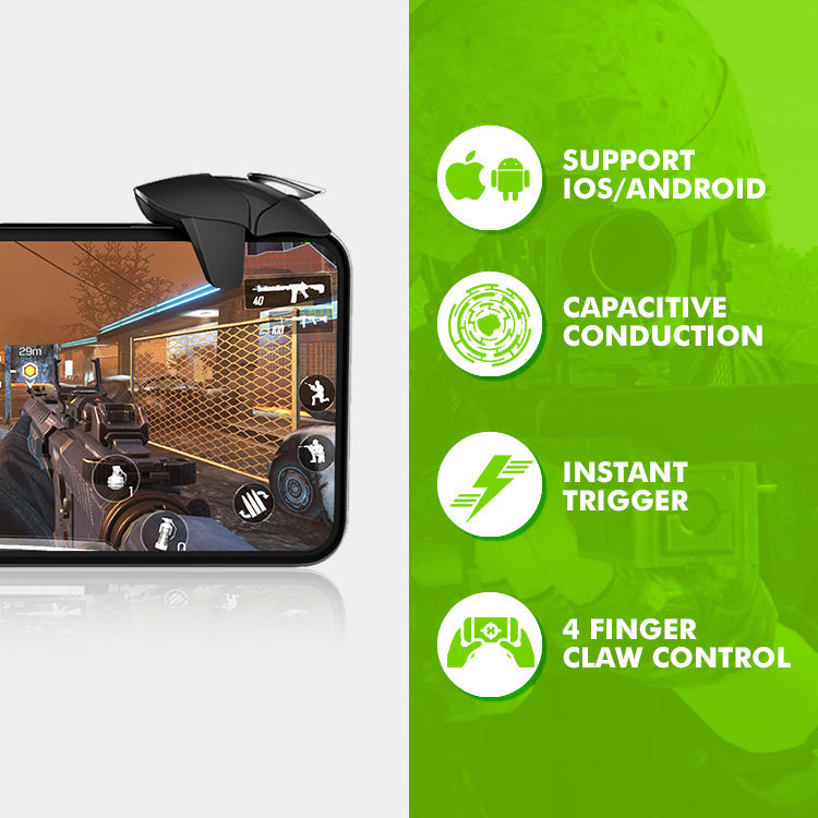 BattleMods X1 Conductive Gaming Trigger for PUBG/ Free Fire