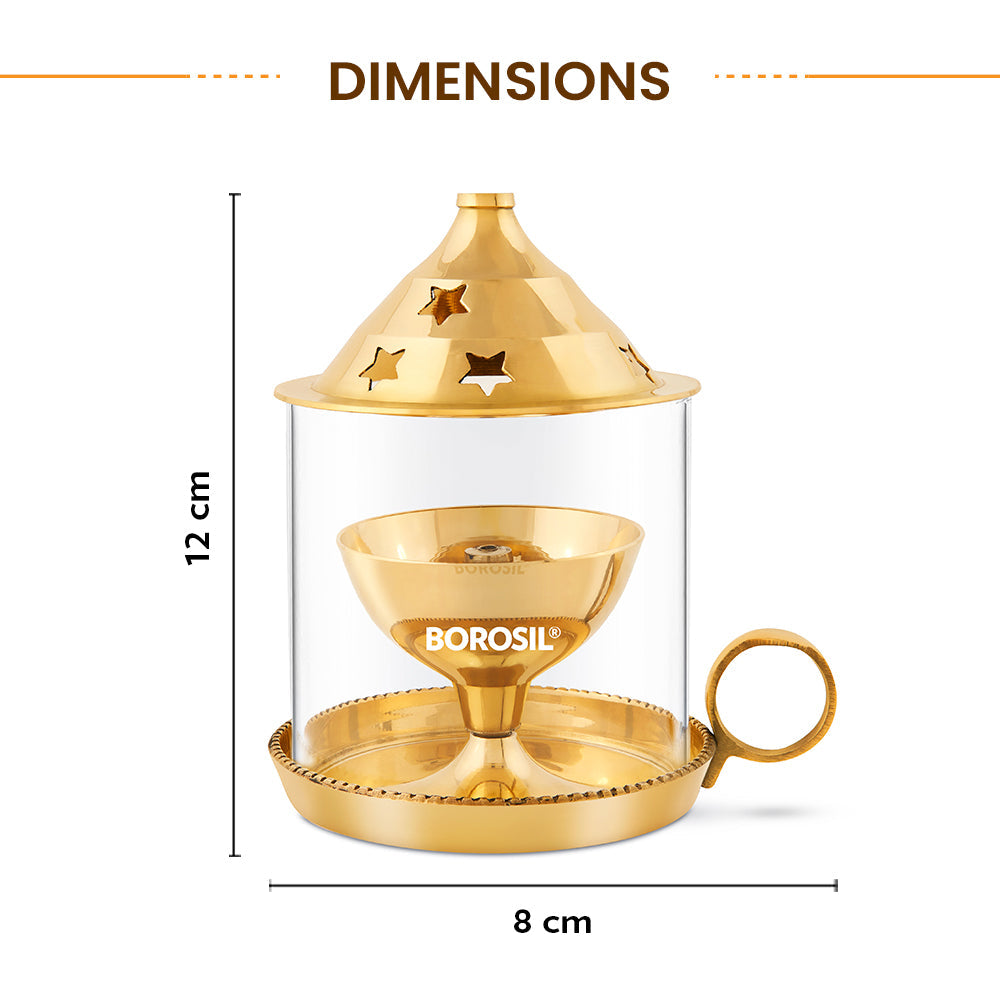 Borosil Mangal Akhand Diya, Medium