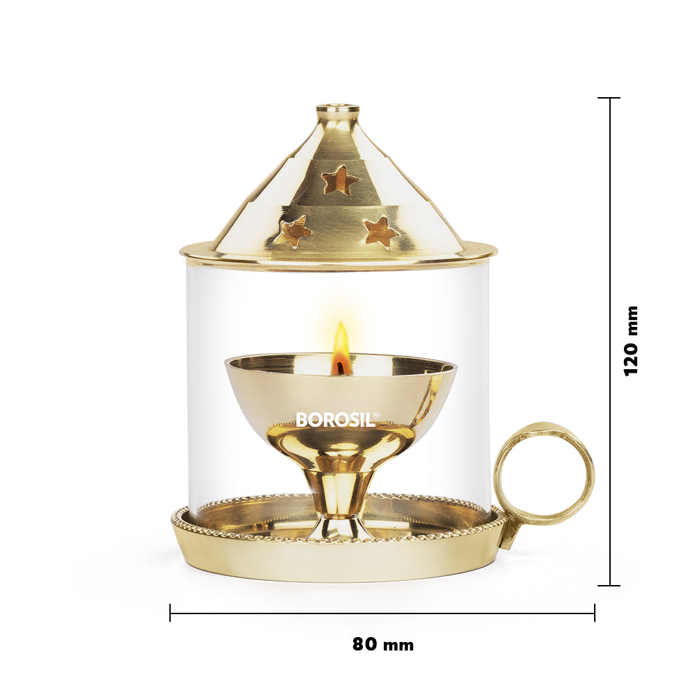 Borosil Mangal Akhand Diya, Medium