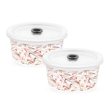 Larah By Borosil Comet Storage Bowl Set, 400ml x 2
