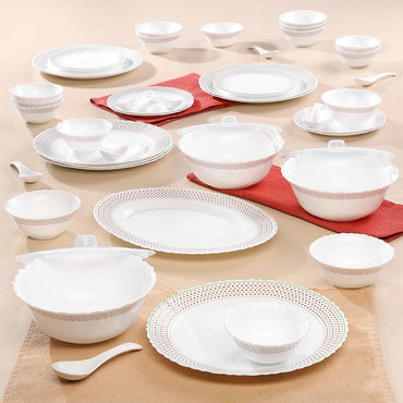 Larah by Borosil Waltz Dinner Set, 44 pc