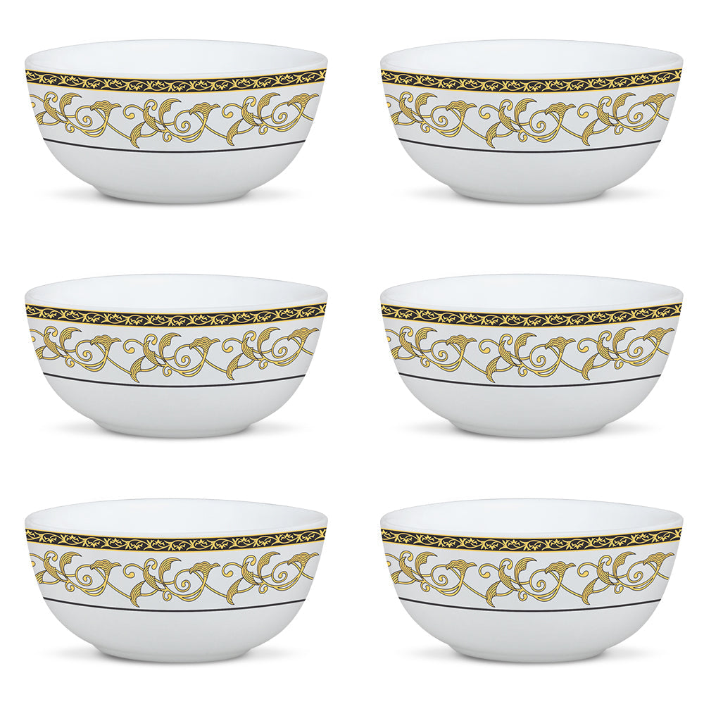 Larah by Borosil Royale Veg Bowl Set, 6 pc