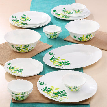 Larah by Borosil Fern Dinner Set, 21 pc