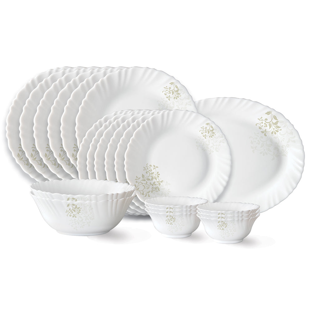 Larah by Borosil Ingot Dinner Set, 21 pc