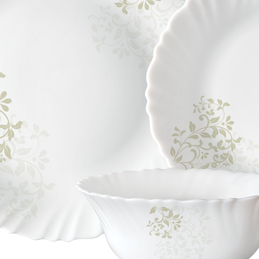 Larah by Borosil Ingot Dinner Set, 21 pc
