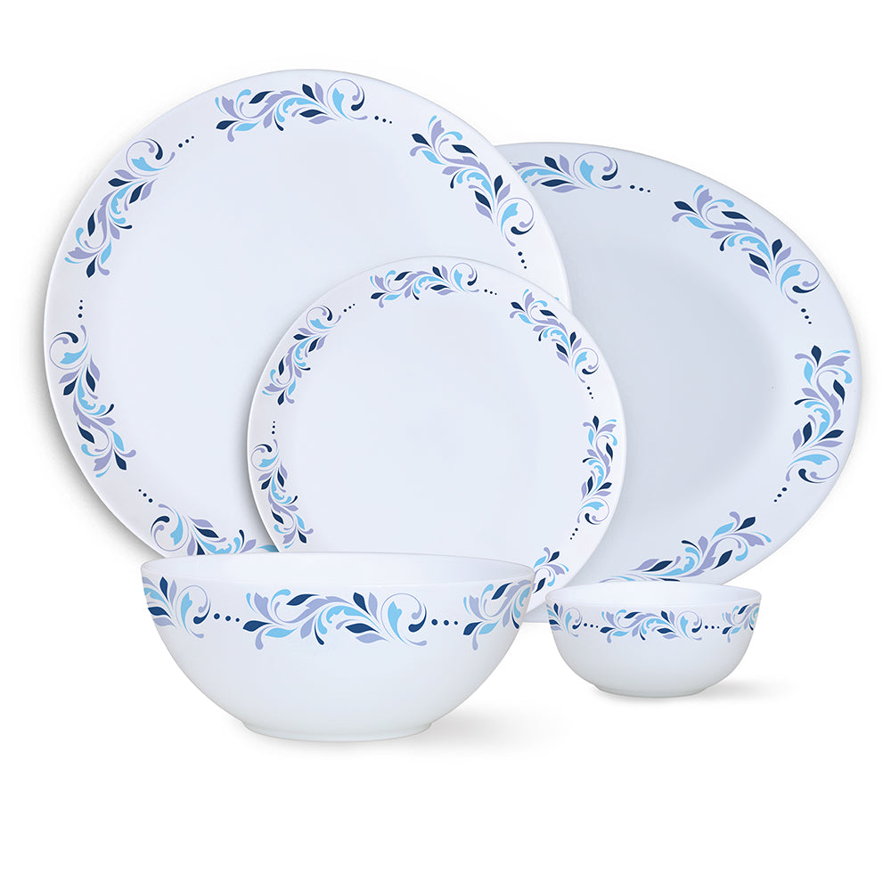 Larah by Borosil Skyleaf Dinner Set, 21 pc