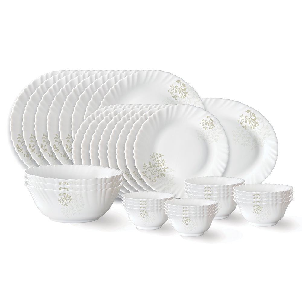 Larah by Borosil Ingot Dinner Set, 36 pc