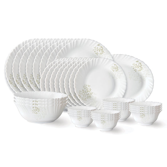 Larah by Borosil Ingot Dinner Set, 36 pc