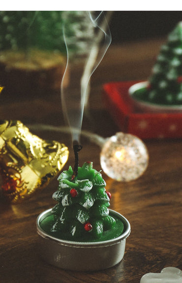 Christmas Tree Wax Candle