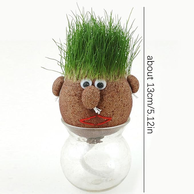 1 Pc Grass Head Doll Plant
