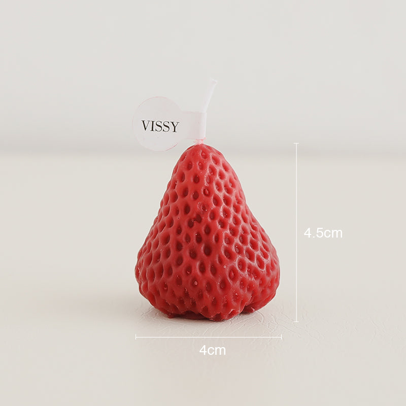 Scented Candles in Strawberry Shape