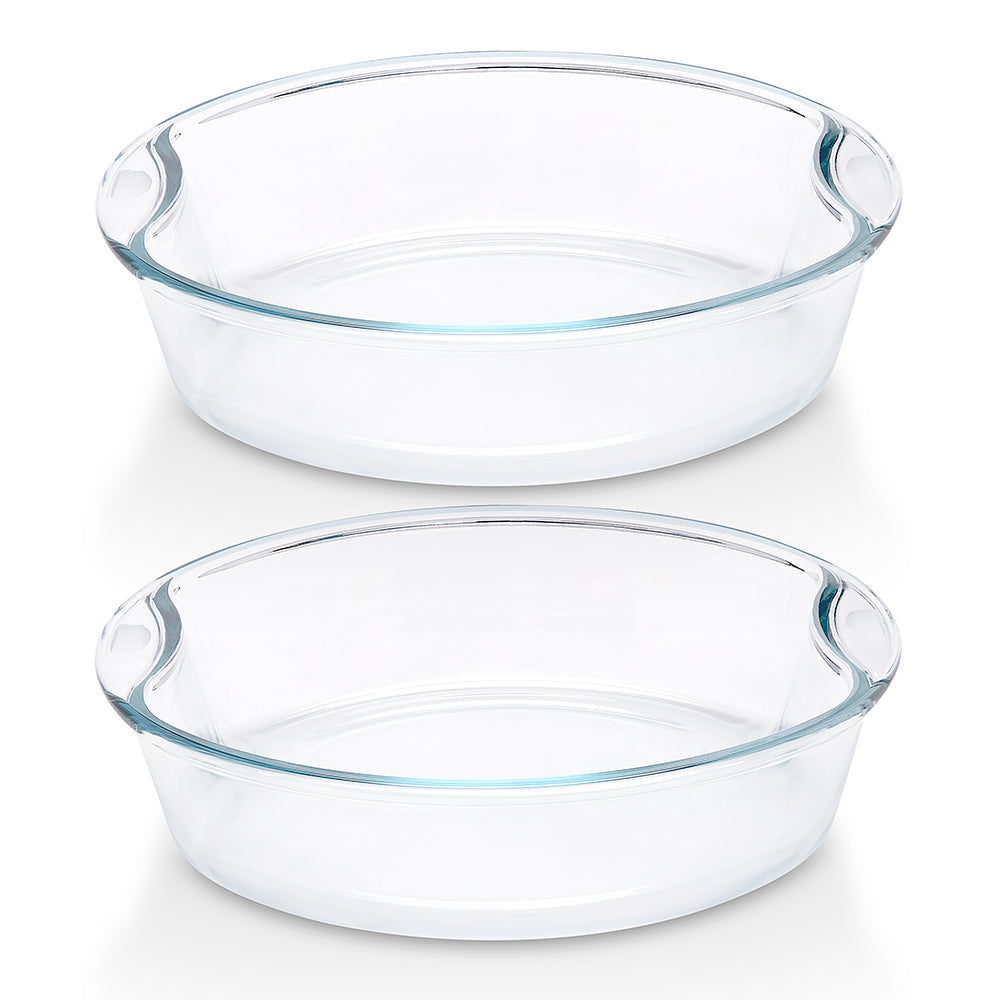 Borosil EasyGrip Round Cake Dish, 2.5L