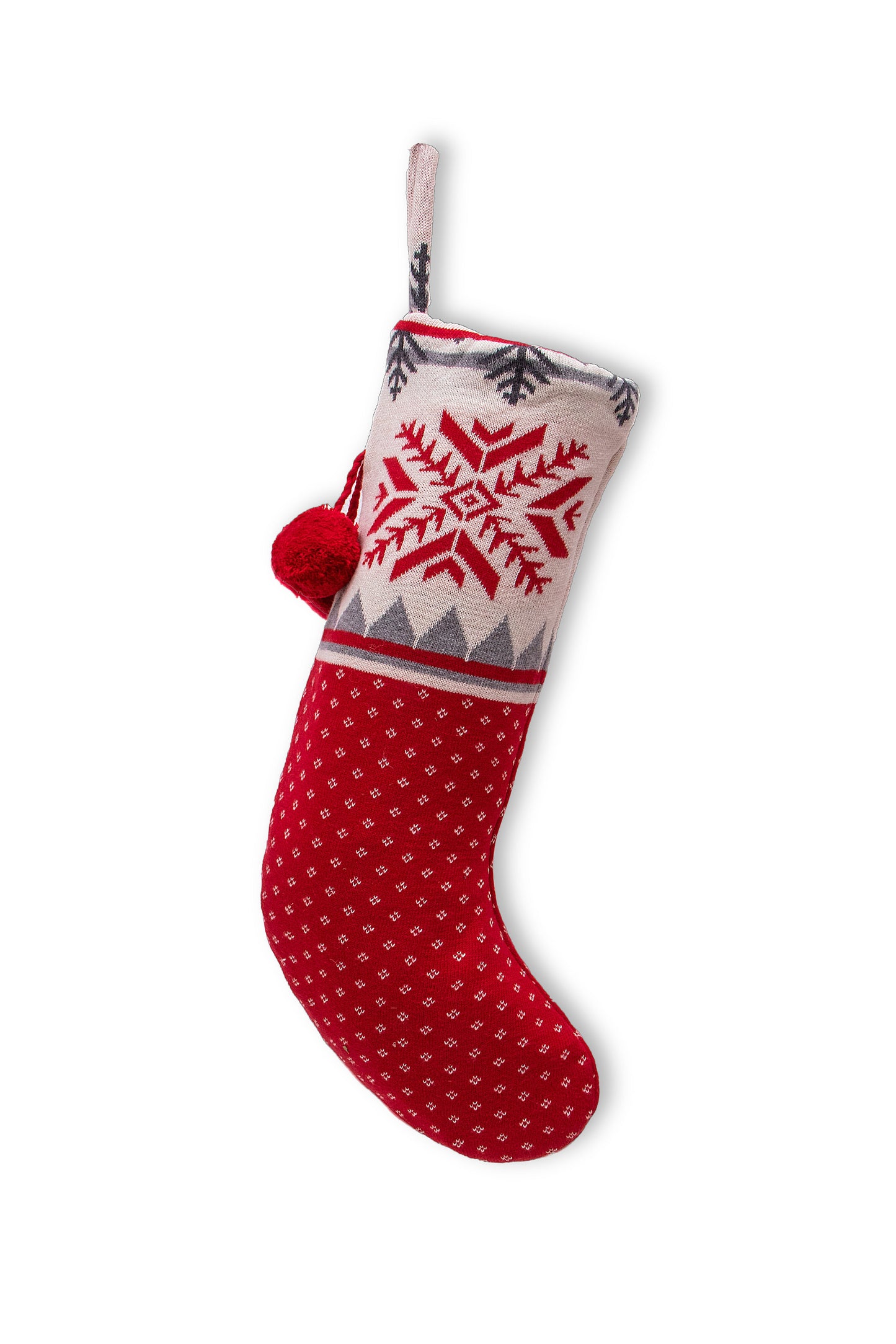Christmas Theme Knitted Stocking