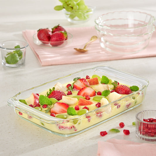 Borosil Rectangular Baking Dish, 700ml
