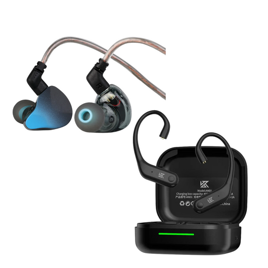 Kiwi Ears Dolce IEM & KZ AN01 ANC Enabled True Wireless Adapter