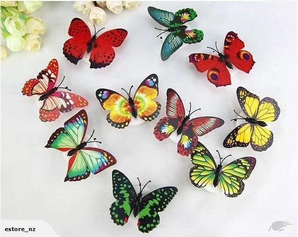 LED Color Changing Beautiful Butterfly (Set Of 4)