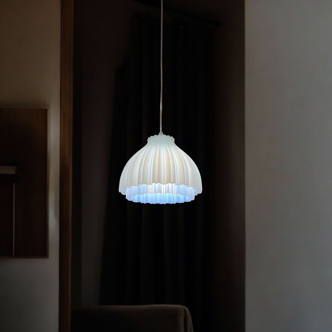 Lotus Crest Pendant Crystal Lamp for Ceiling Decor