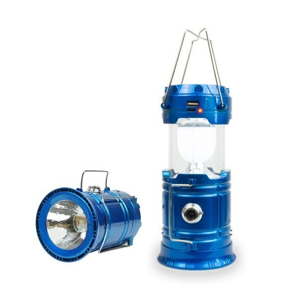 Rechargeable Solar and Charging LED Lantern Torch, Portable Camping And Home Emergency Lights With 2 Power Sources High Light Travel Battery Lantern Torch Lamp