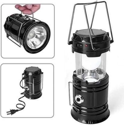 Rechargeable Solar and Charging LED Lantern Torch, Portable Camping And Home Emergency Lights With 2 Power Sources High Light Travel Battery Lantern Torch Lamp