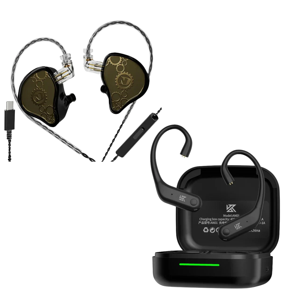 ND Venus IEM & KZ AN01 ANC Enabled True Wireless Adapter