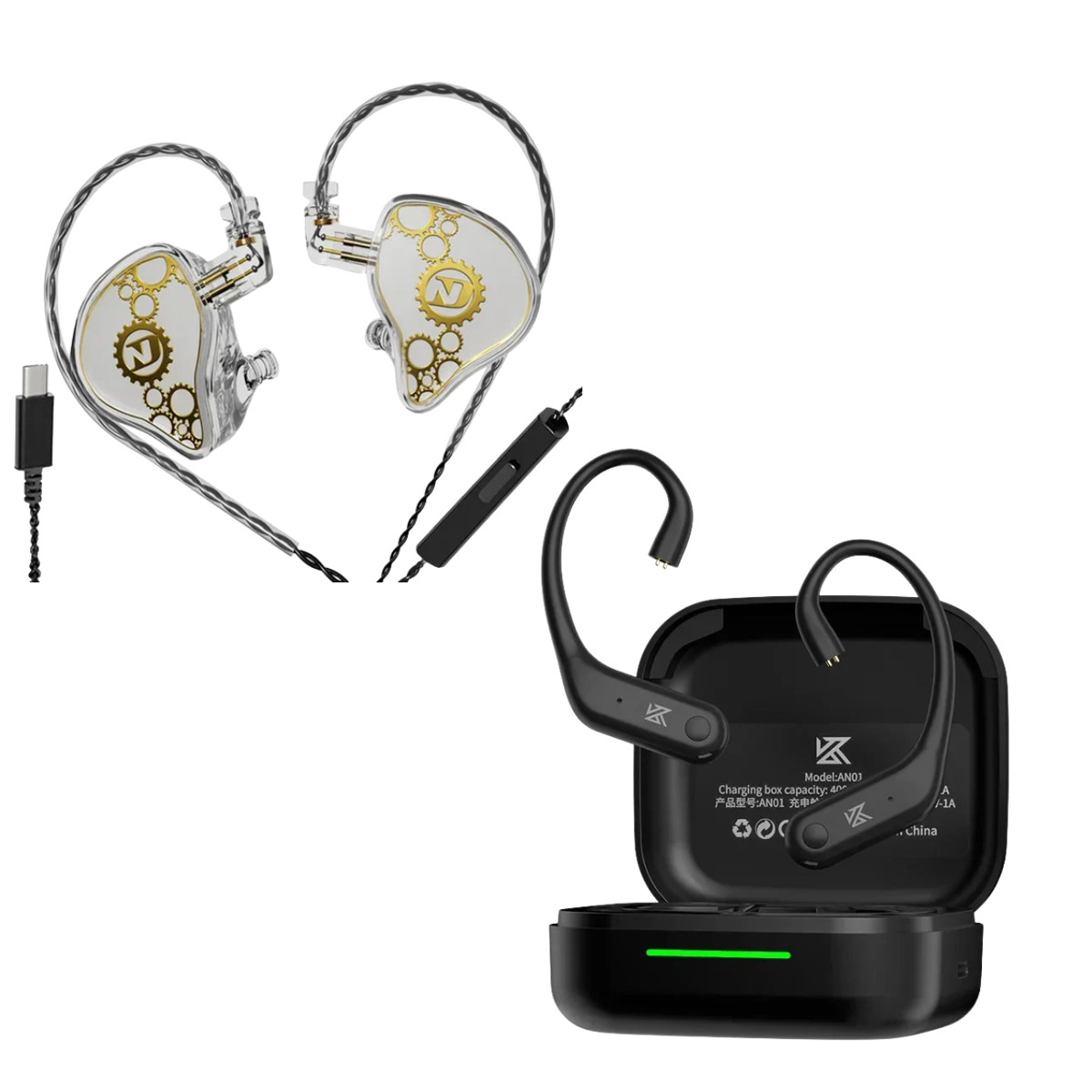 ND Venus IEM & KZ AN01 ANC Enabled True Wireless Adapter