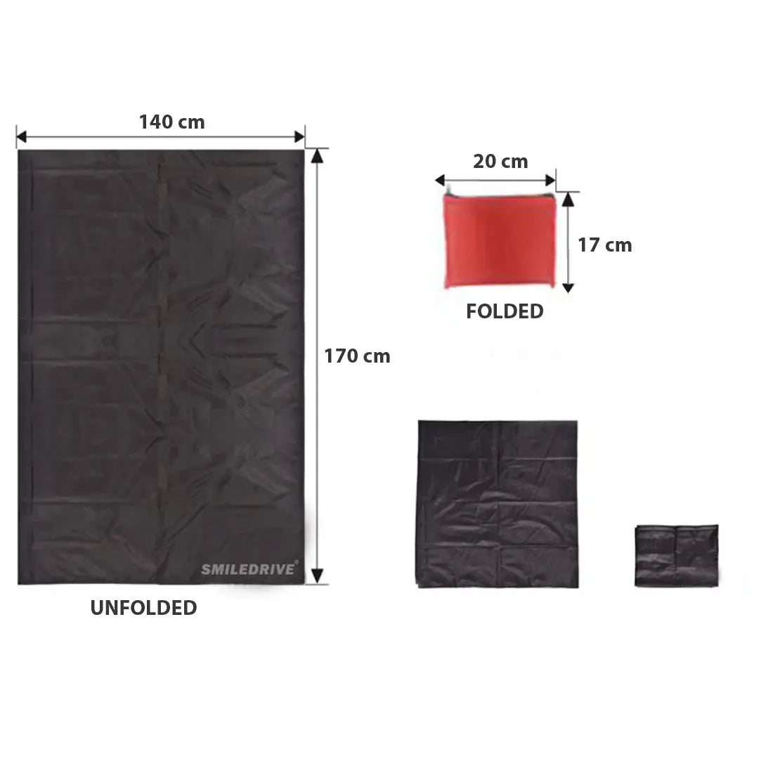 Outdoor Beach Picnic Mat Camping Gear Easily Foldable Blanket- 100% Made-in-India