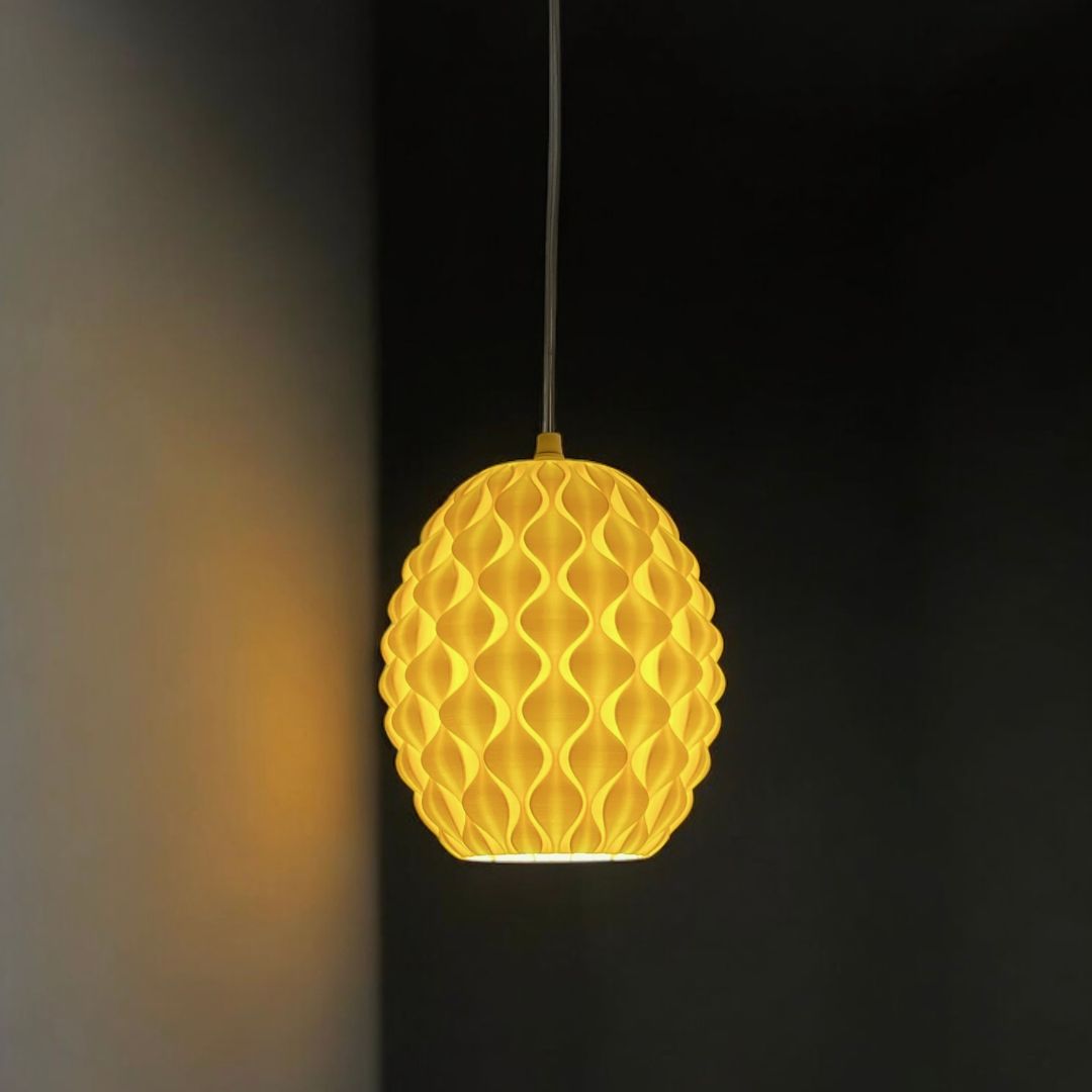 Pine Dome Pendant White Lamp | Stylish Modern Hanging Light
