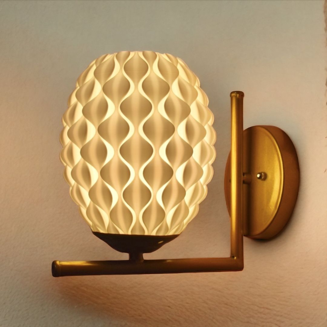 Pine L Wall Lamp – Perfect for Hallway & Bedroom Decor