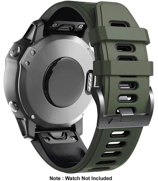 Zitel Band for Garmin Fenix 8 47mm, 7/7 Pro, 6/6 Pro, 5/5 Plus, Epix Pro/Gen 2 47mm, Forerunner 965/955/945/935, 22mm Straps