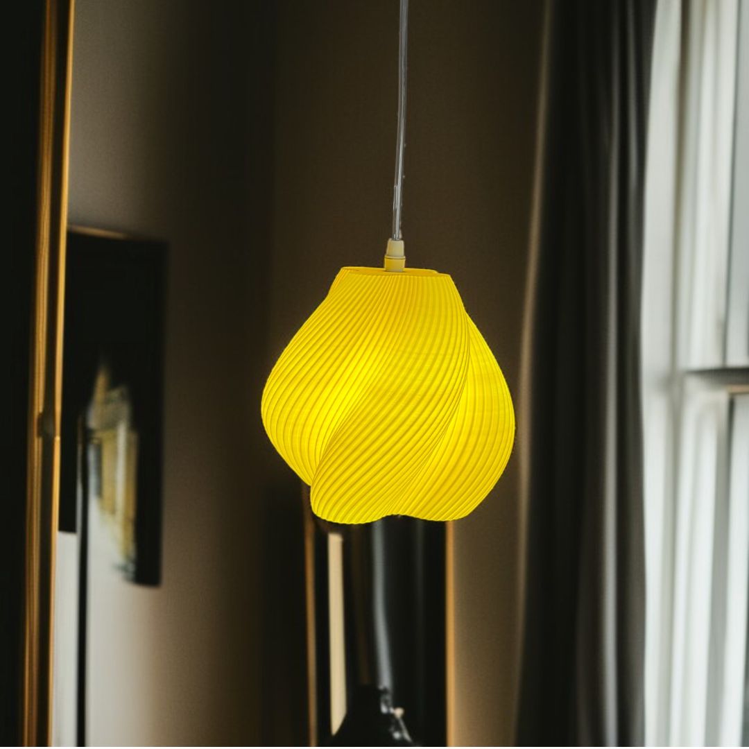 Swirl Pendant Lamp – Modern Hanging Light for Home