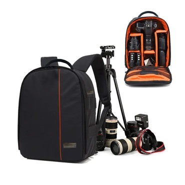 Waterproof DSLR Backpack Camera Bag Backpack with Adjustable Dividers-Made in India