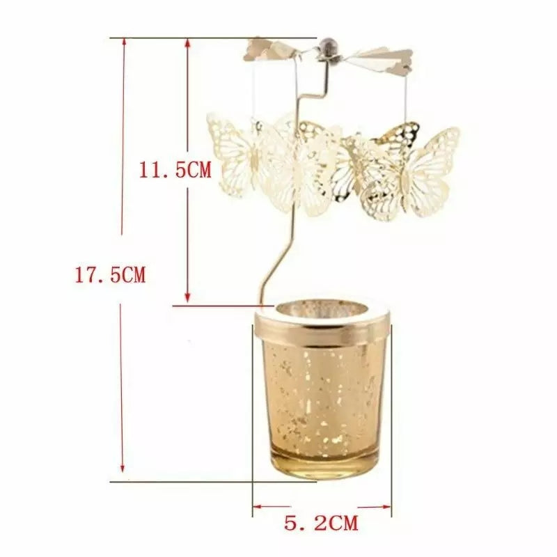 Rotating Candle Holder Tea Light Stand