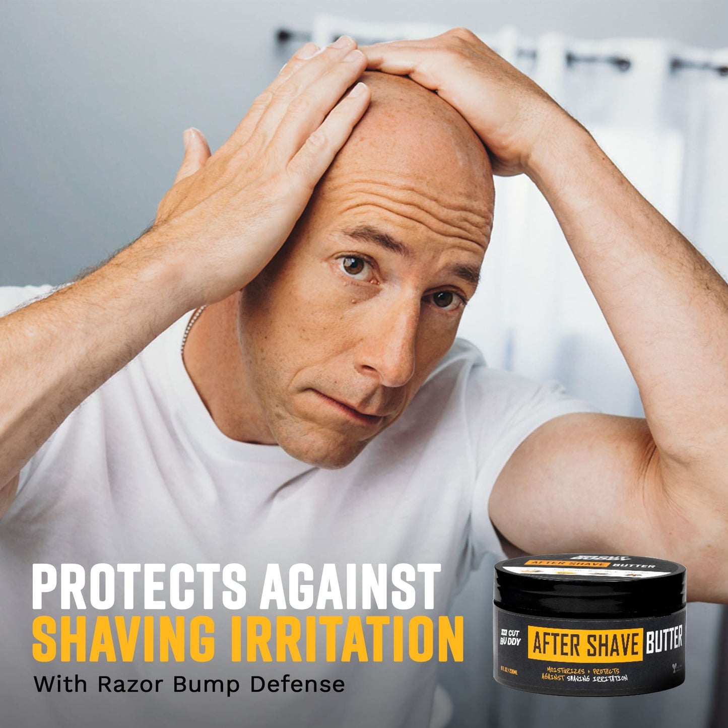 After Shave Moisturizer Butter with Razor Bump Defense (8 OZ)