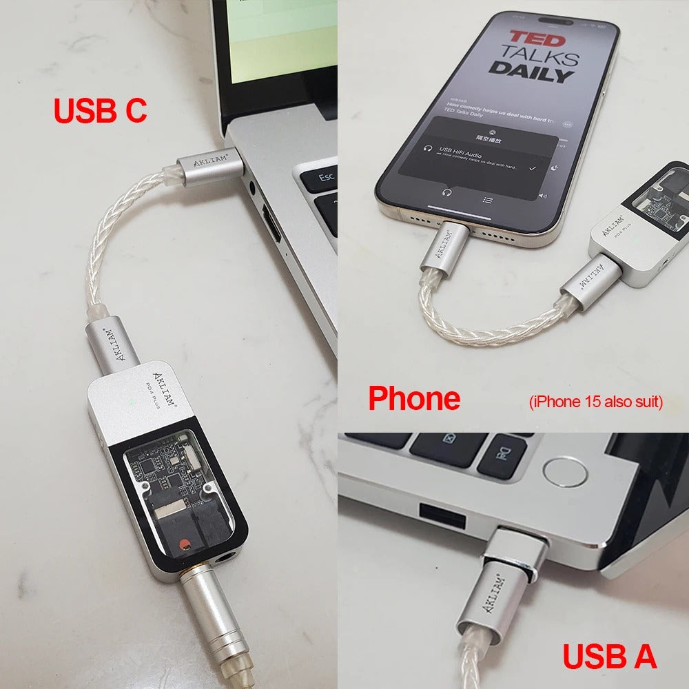 Open Box AkLIAM PD4 Plus Dual CS43131 Balanced Portable USB DAC & AMP