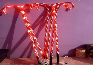 pack of 5 Candy stick Pathway Lights, 10"