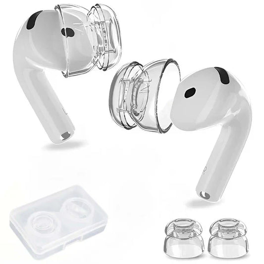 AUDIOCULAR DuoFit Double Flange Silicone Eartips for Airpods 3 & 4