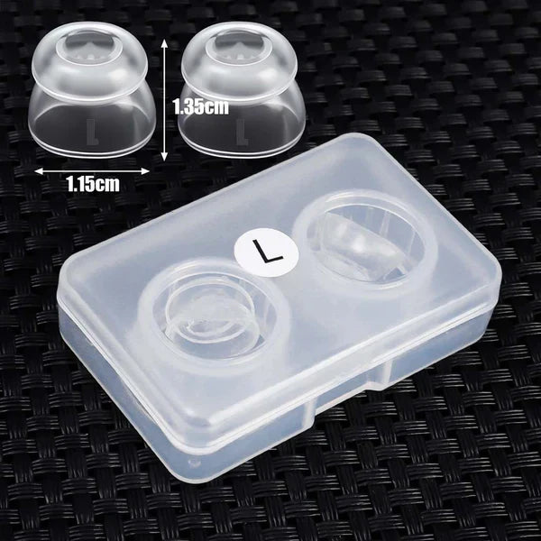AUDIOCULAR DuoFit Double Flange Silicone Eartips for Airpods 3 & 4