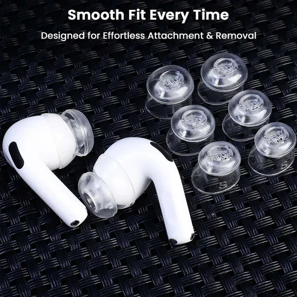 AUDIOCULAR DuoFit Double Flange Silicone Eartips for Airpods 3 & 4