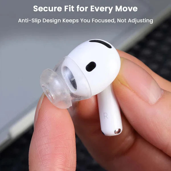 AUDIOCULAR DuoFit Double Flange Silicone Eartips for Airpods 3 & 4