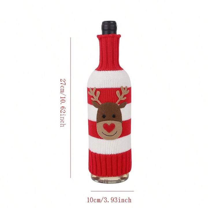 SNOWMAN WINE BOTTLE COVER(SET OF 2)