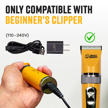Charger and Adapter for Beginners Clipper