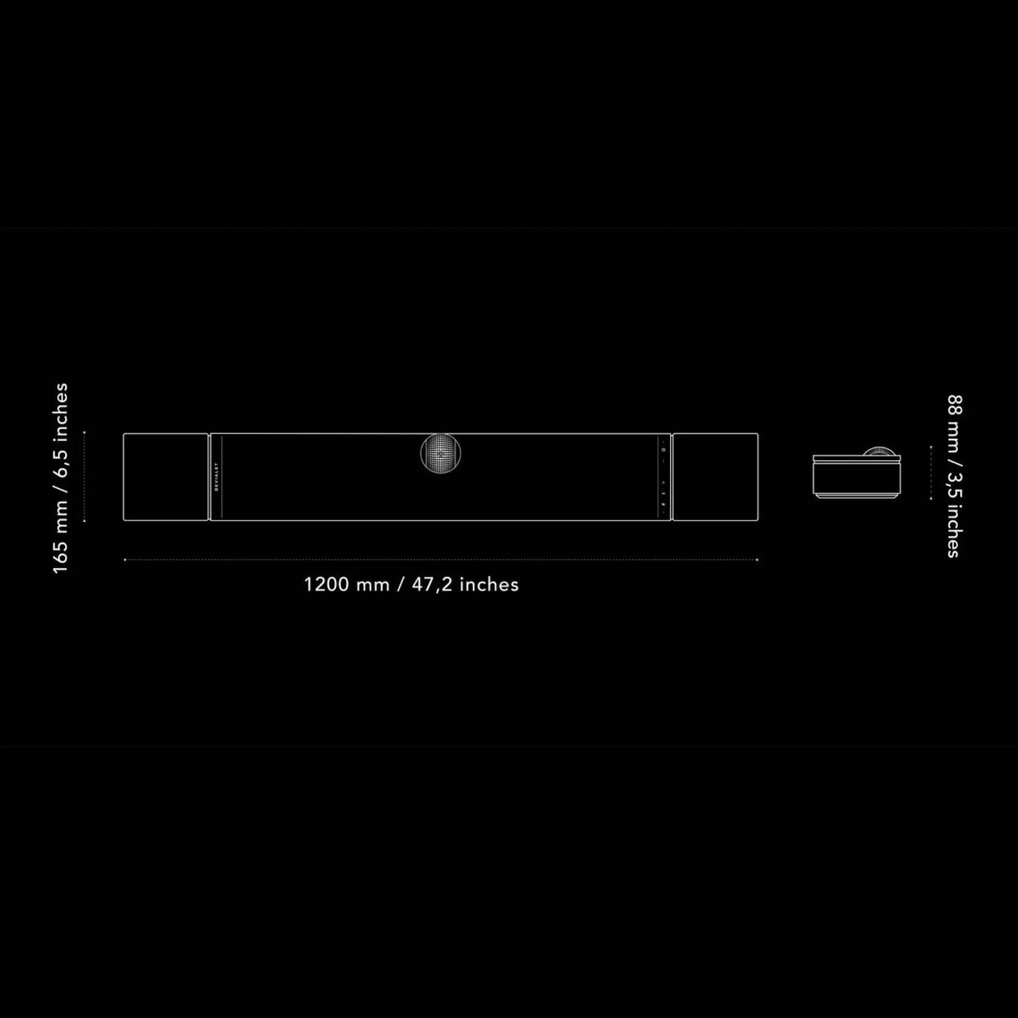 Devialet Dione 950W Virtual 5.1.2-Channel Soundbar