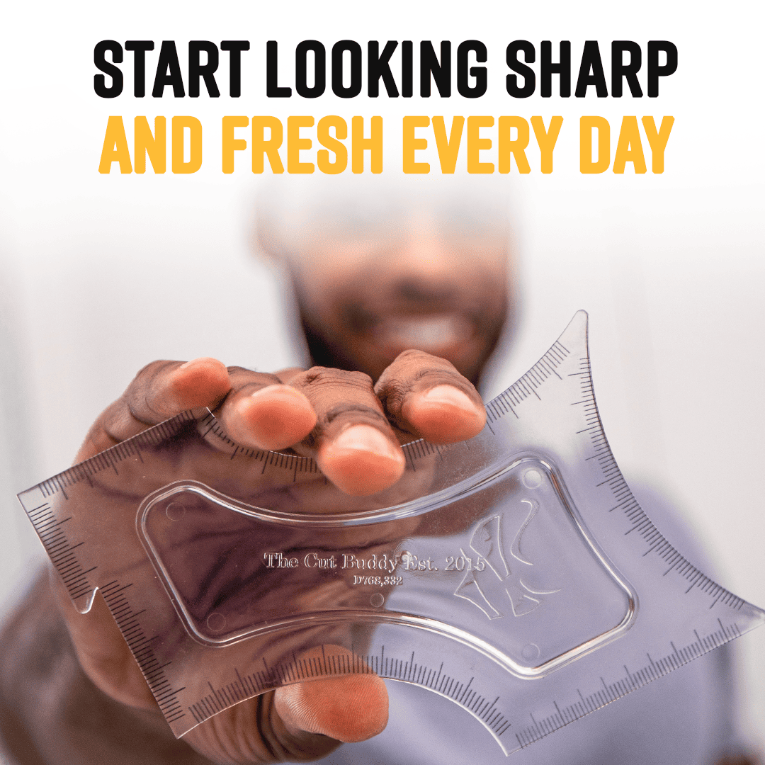 Hair Edge Up Trimmer Guide and Beard Shaping Stencil Tool