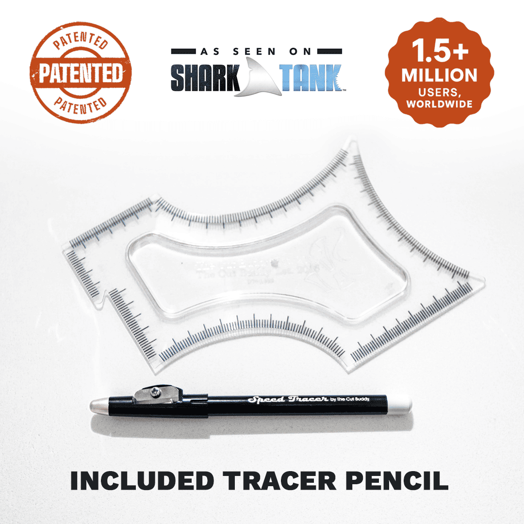 Hair Edge Up Trimmer Guide and Beard Shaping Stencil Tool