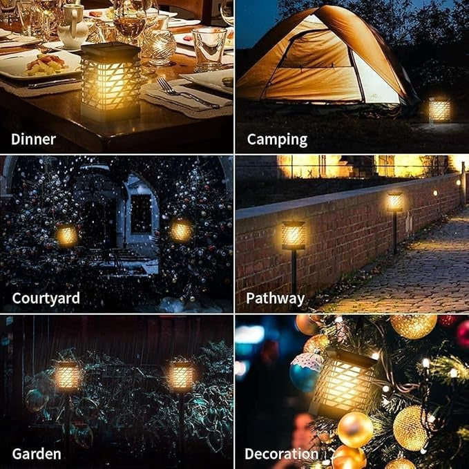 Solar Flame Lanterns Light 1 Pcs