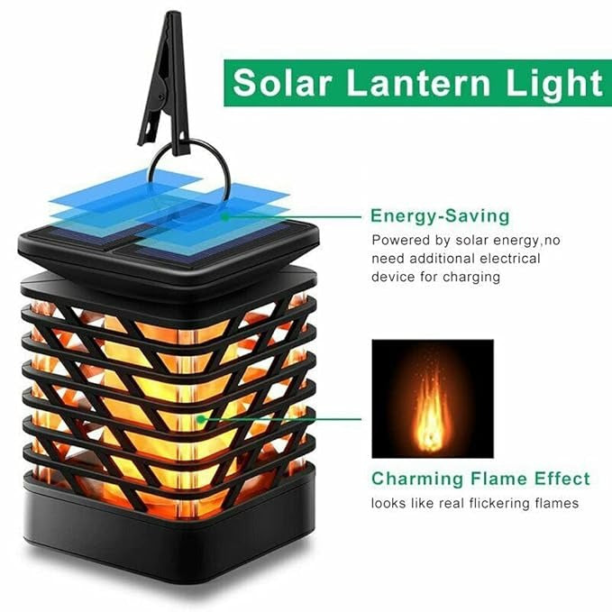 Solar Flame Lanterns Light 1 Pcs