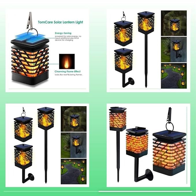 Solar Flame Lanterns Light 1 Pcs