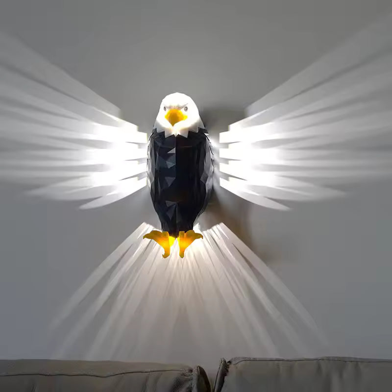 Wall-Mounted Eagle Night Light with Remote Control