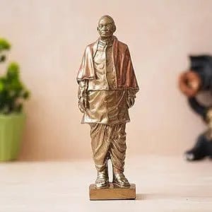 JaipurCrafts  Premium Cold Cast Resin Sardar Vallabhbhai Patel Statue of Unity Decorative Showpiece Home and Office Decor (8.5" Inches)
